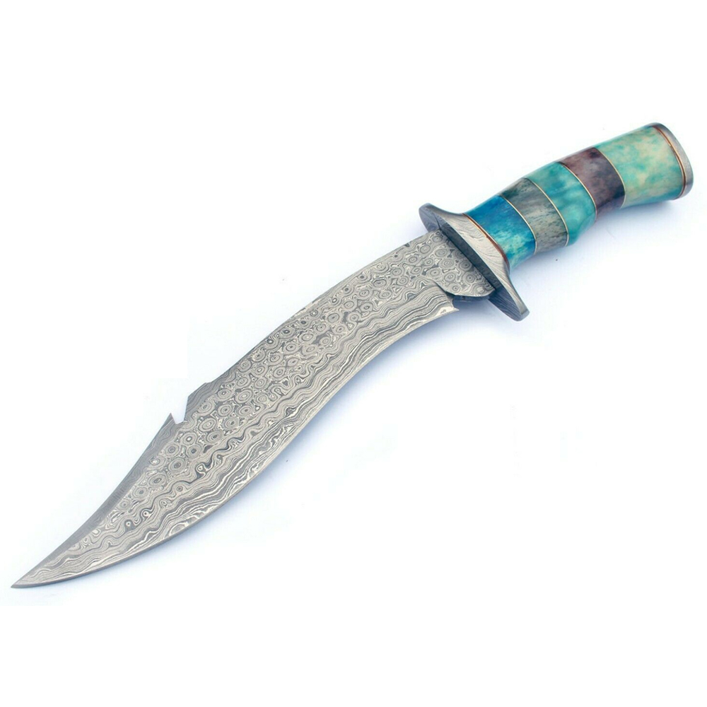 Damascus Steel Hunting Knife